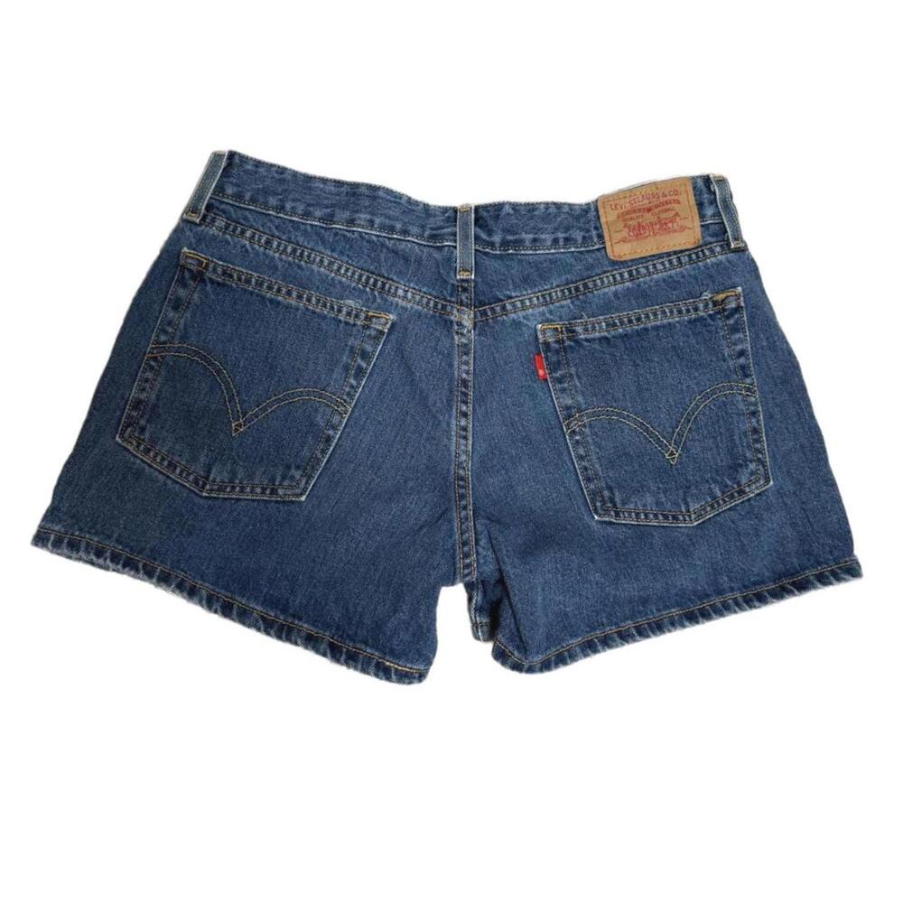 Classic Denim Blue Levi's Short Shorts size 11